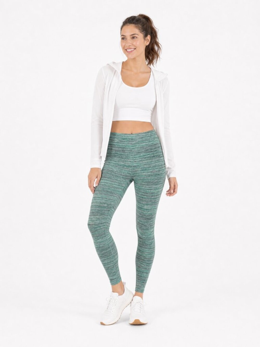 Lululemon Wunder Under Hi-Rise Leggings Space Dye Camo Teal Size 4